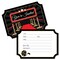 Big Dot of Happiness Red Carpet - Shaped Fill-in Invitations - Movie Night Party Invitation Cards with Envelopes - Set of 12